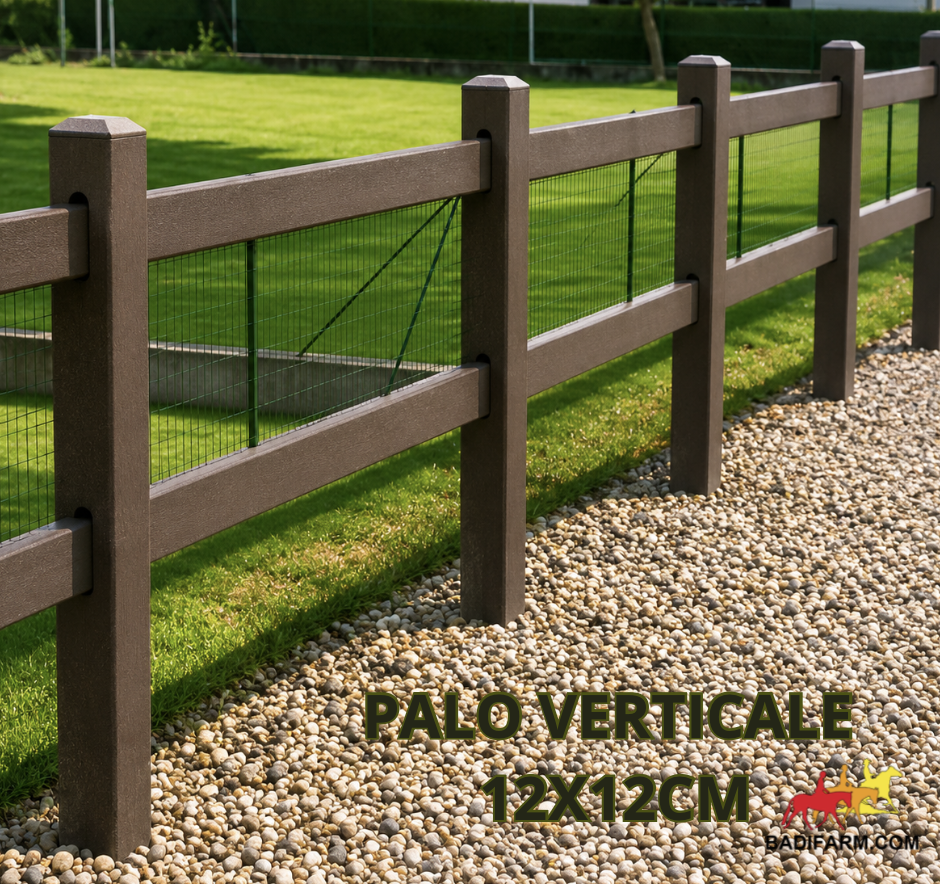 Recinzione in plastica riciclata 2 altezze