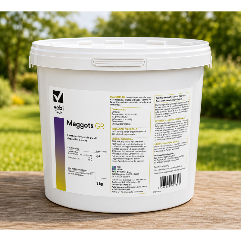 Larvicida Maggots GR 5 kg