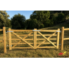 Cancello in legno doppia anta 300x120 cm