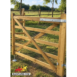 Cancello in legno anta singola 150x120 cm