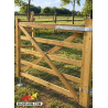 Cancello in legno anta singola 150x120 cm
