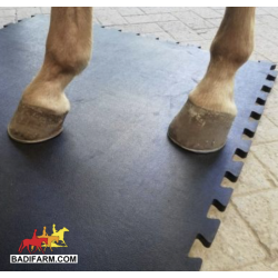 Tappeto in gomma MAT10 Interlock (100x100 cm)
