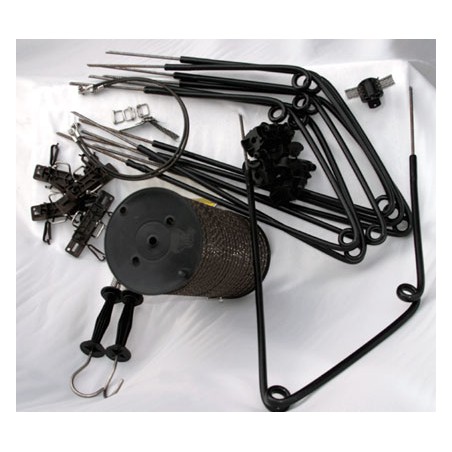Kit recinto elettrificato 250 m con nastro marrone