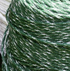 Corda PoliRope 4 mm verde/bianco