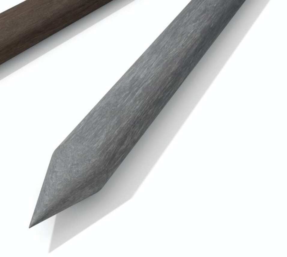 PALI 15 CM h 200cm colore marrone o grigio non