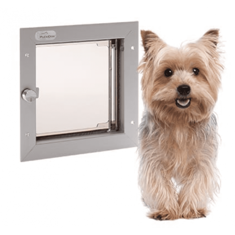 Plexidor Door 17 x 19 cm argento
