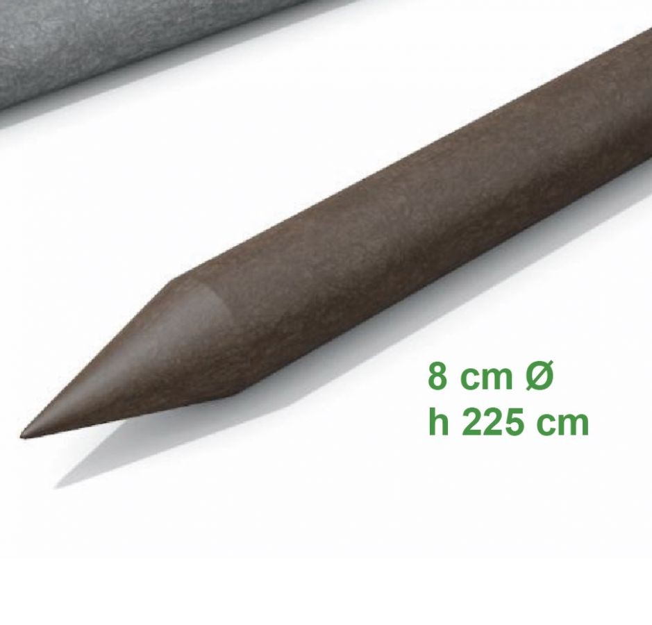 PALO 8 CM in plastica riciclata con anima di metallo