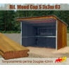 Capannina tetto MONOFALDA 3x3m