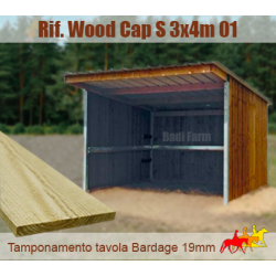 Capannina tetto MONOFALDA 3x4m