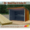 Capannina tetto MONOFALDA 3x4m