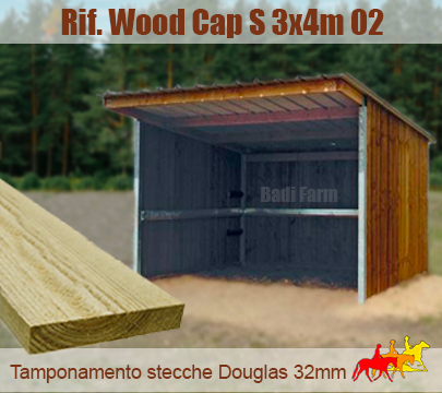 Capannina tetto MONOFALDA 3x4m
