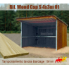 Capannina tetto MONOFALDA 4x3m