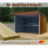 Capannina tetto MONOFALDA 4x3m