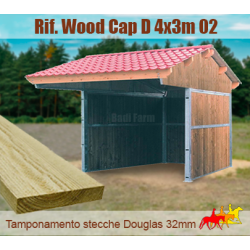 Capannina tetto BIFALDA 4x3m