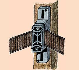 Isolatore d'angolo + 2 bulloni