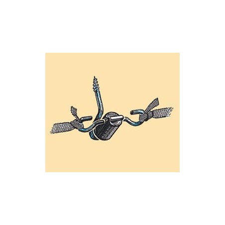 Gancio doppio anello