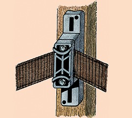 Isolatore d'angolo + 2 bulloni