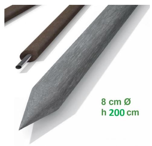 PALI 8 CM x h 200cm colore grigio o marrone non