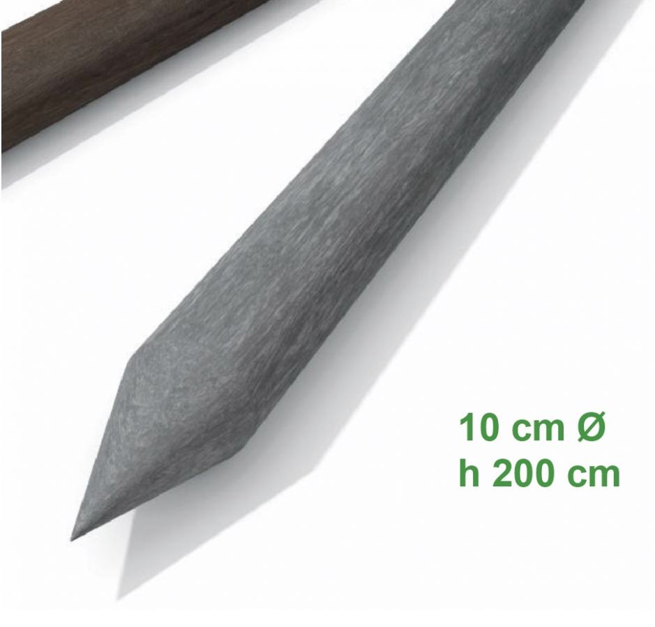 PALI 10 CM h 200cm colore grigio o marrone non