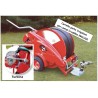 Irrigatore a turbina Ø40 mm, turbina 130 m, con carrello