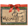 Zerbino disegno cane e Welcome