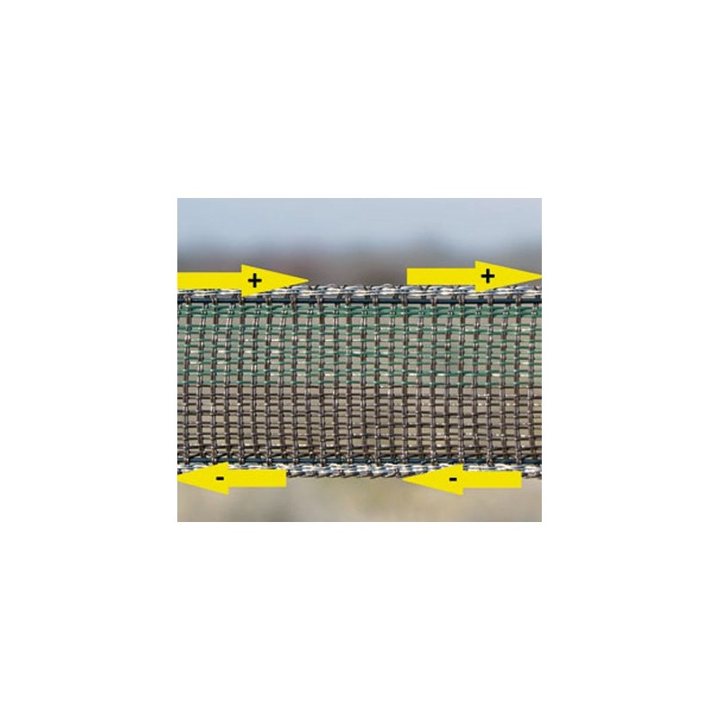 Bobina 500 m nastro 4 cm verde/marrone