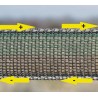 Bobina 100 m nastro 4 cm verde/marrone