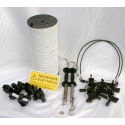 Recinto elettrificato bianco