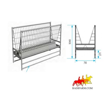 Portafieno doppio 2 m