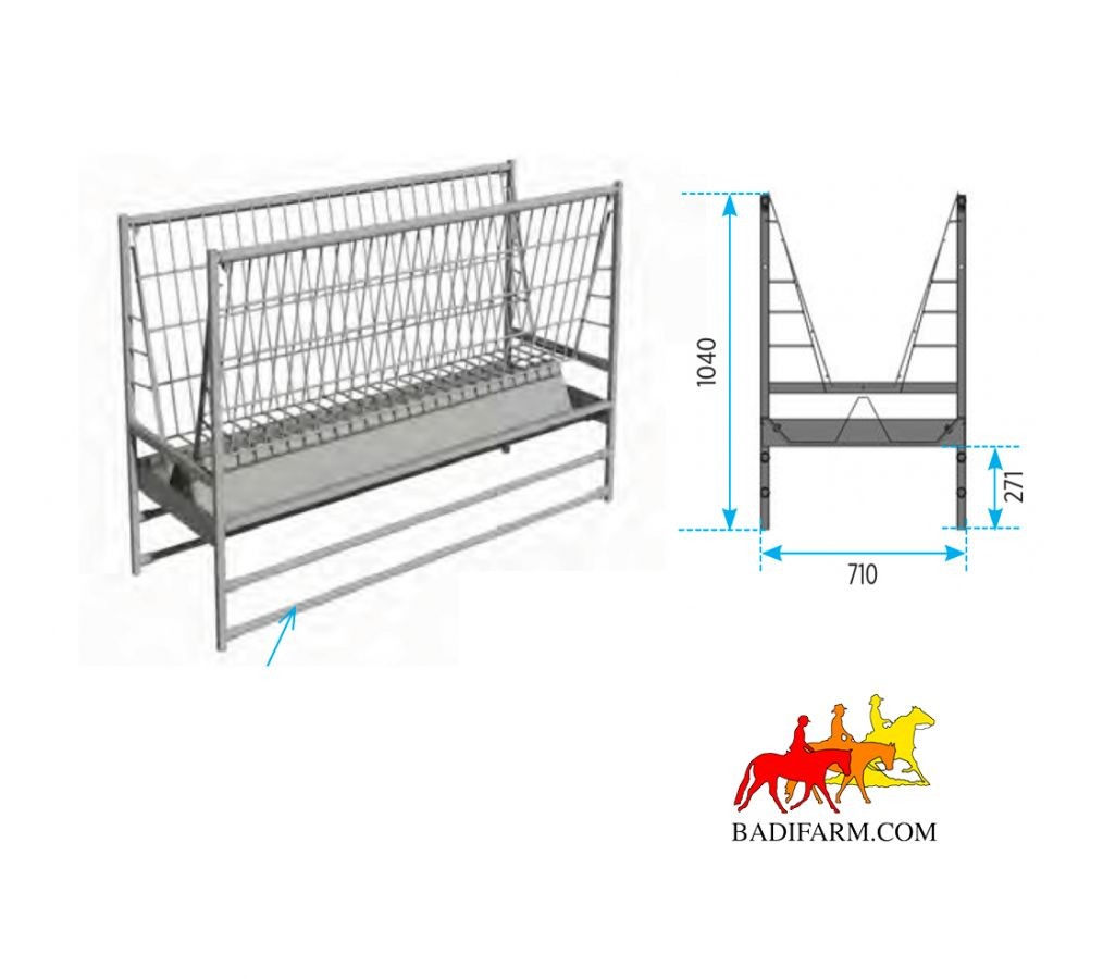 Portafieno doppio 2 m