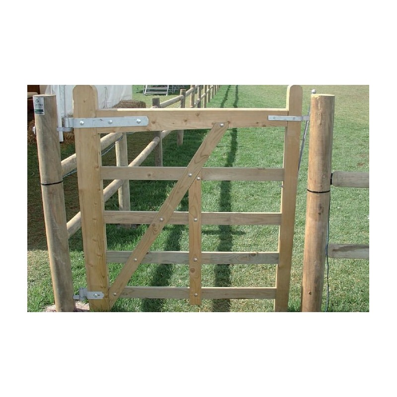 Cancello in legno inglese anta singola 120x135 cm
