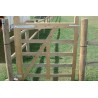Cancello in legno inglese anta singola 120x135 cm
