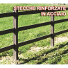 Recinzione in plastica riciclata 3 altezze rinforzata