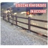 Recinzione in plastica riciclata 3 altezze rinforzata