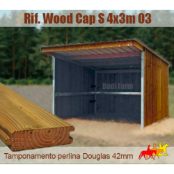Capannina tetto MONOFALDA 4x3m