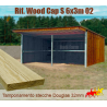 Capannina tetto MONOFALDA 6x3m