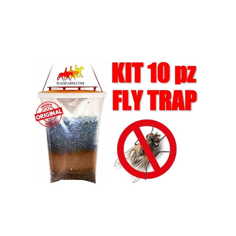 Kit 10 trappole Fly-Trap