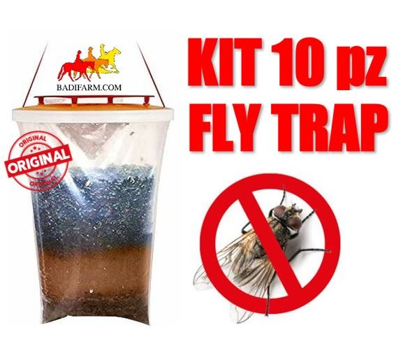 Kit 10 trappole Fly-Trap