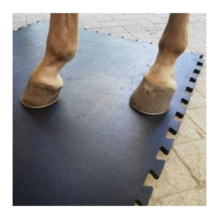 Tappeto in gomma MAT10 Interlock (100x100 cm)