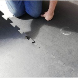 Tappeto in gomma MAT10 Interlock (100x100 cm)