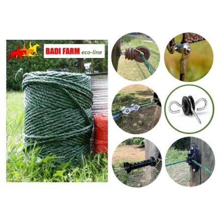 Kit Eco-line 100 m corda verde