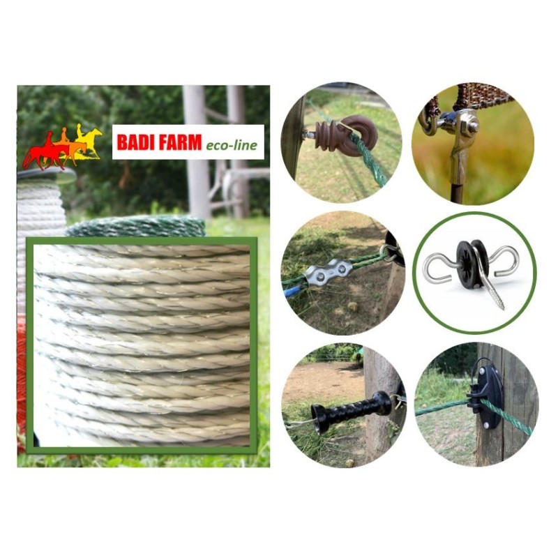 Kit Eco-line 100 m corda bianca