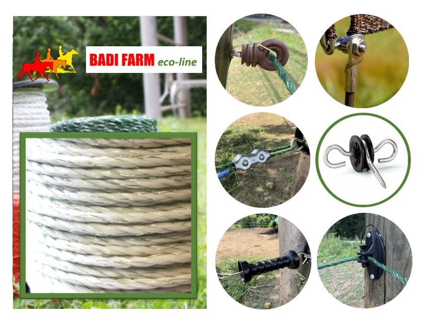 Kit Eco-line 100 m corda bianca