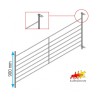 Pannello h90 cm x 300 cm