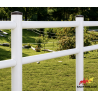 Recinto mix di legno e pvc