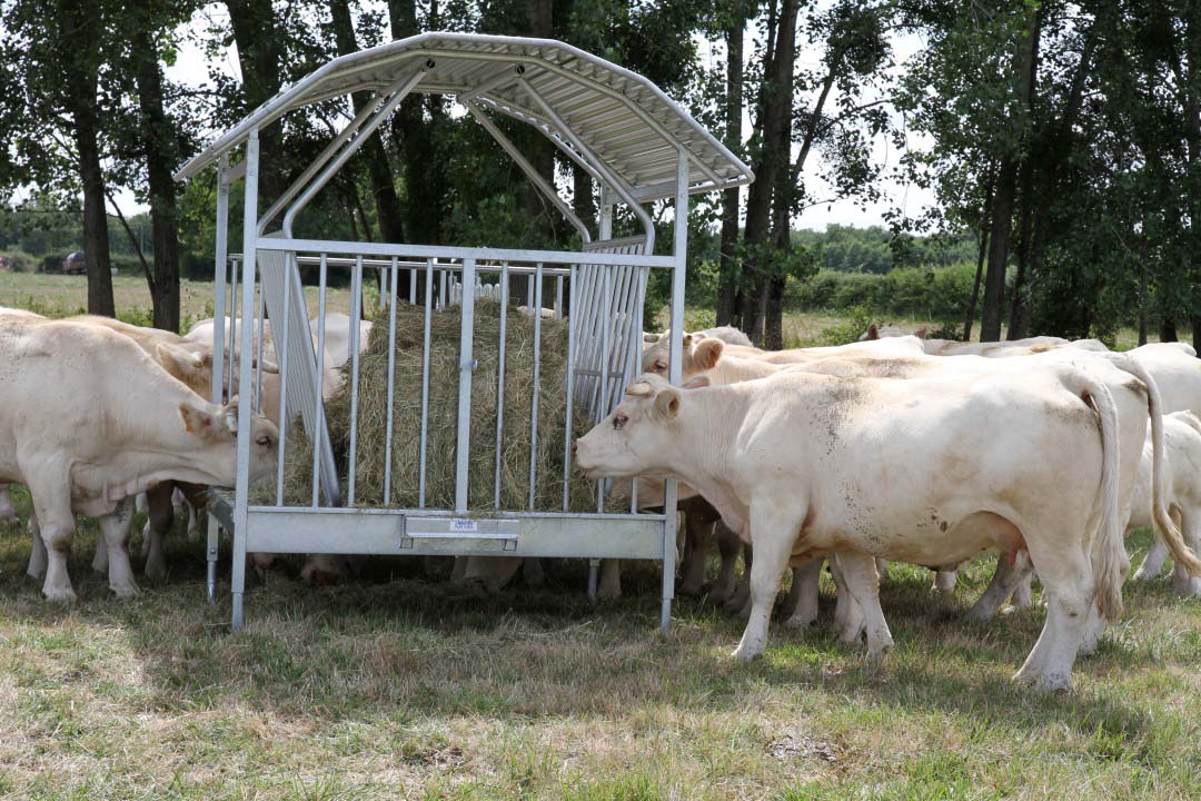 Mangiatoia porta rotoballe Badi Farm