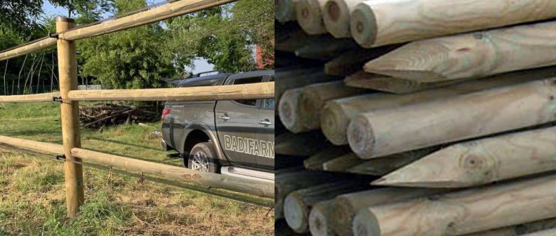 Recinzione in legno